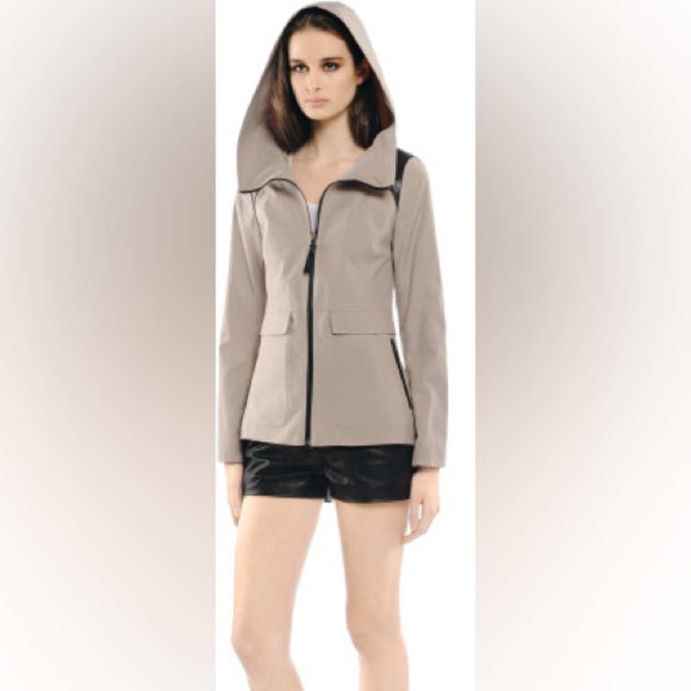 Mackage Kaitlyn Rain Jacket Coat in Sand size XS
